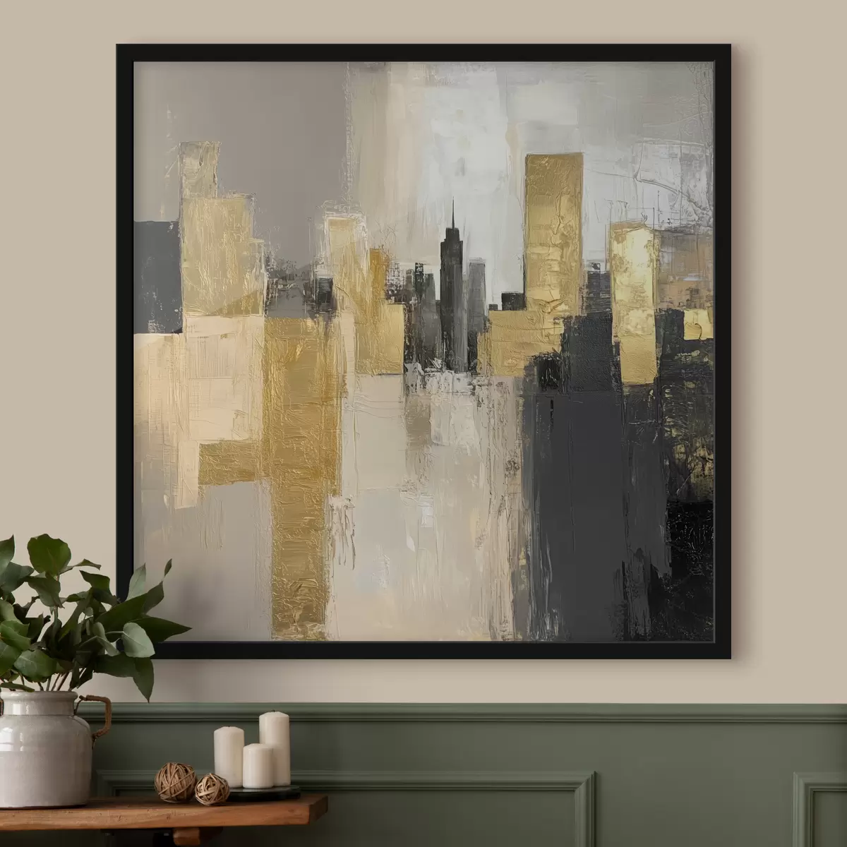 Affiche Image abstraite de la ville f40831