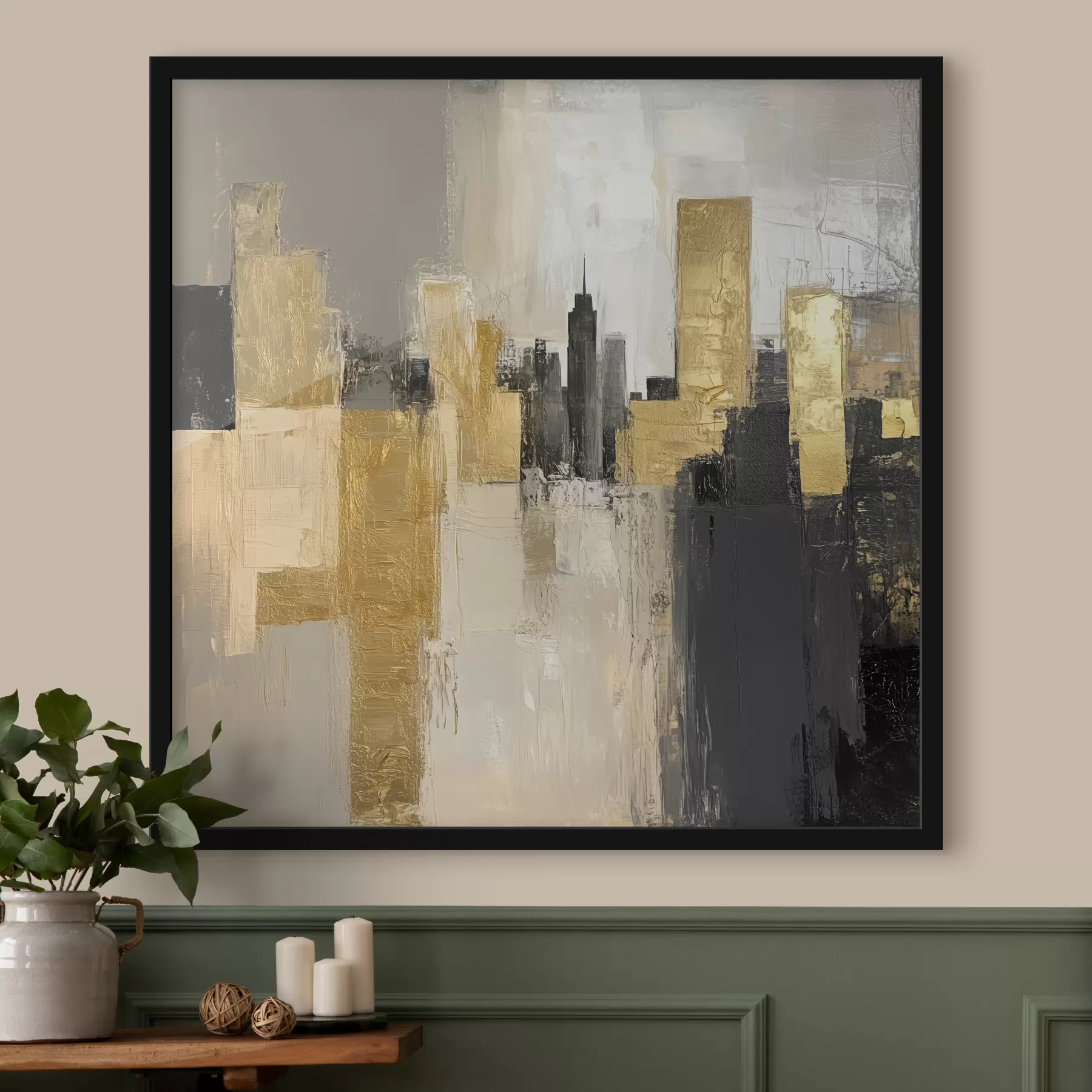 Fotobehang Abstract beeld van de stad f40831