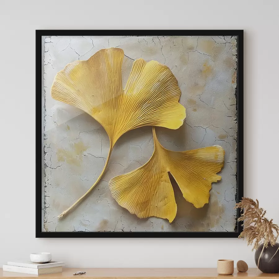 Papier peint photo Feuilles de ginkgo f40767