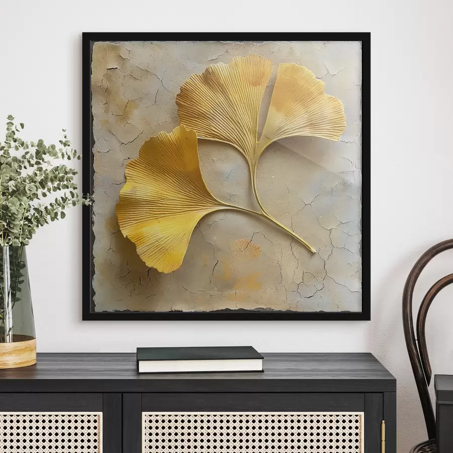 Papier peint photo Brindilles de ginkgo f40768