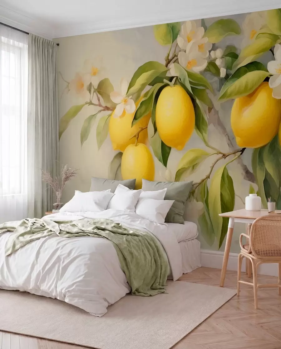 Papier peint photo Citrons w01136