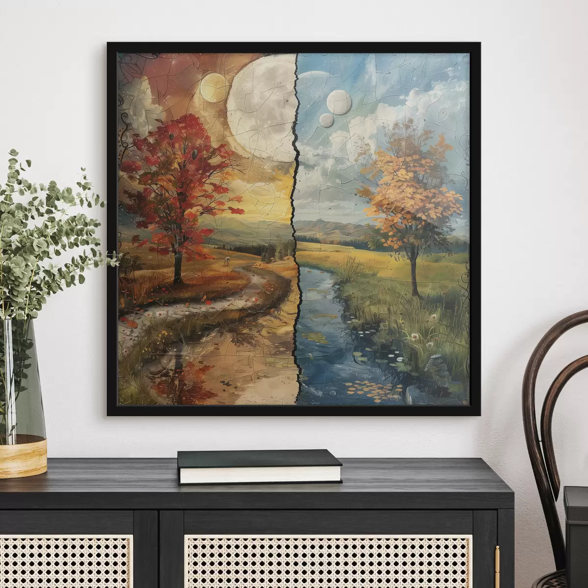 Poster Aquarel seizoenen f40923