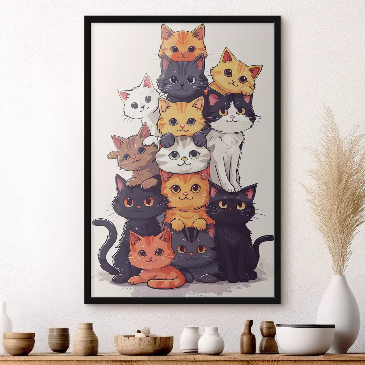 Affiche Chats mignons f40924