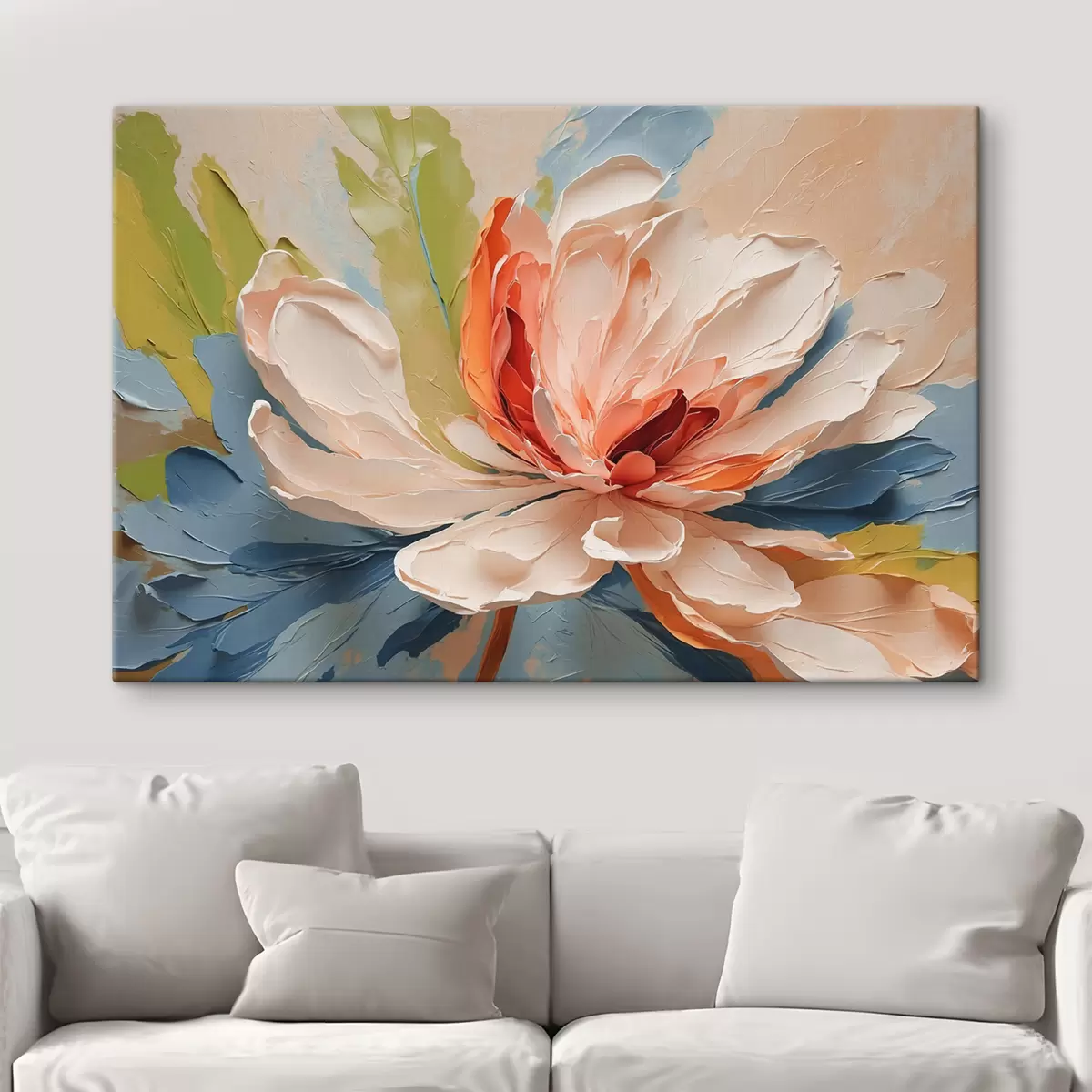  Peintures Fleur abstraite à l'huile s40856