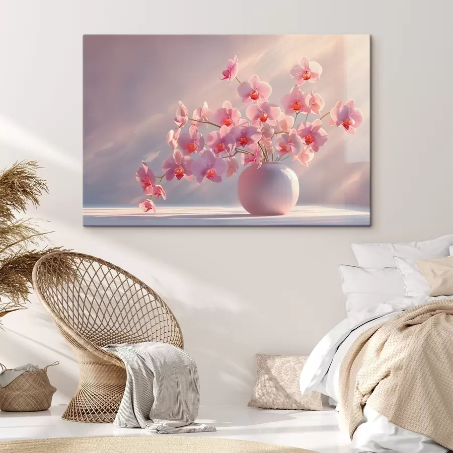  Peintures Orchidées délicates dans la douce lumière du matin s38700