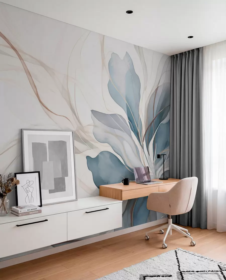 Fotobehang Delicate grote bloem w01718