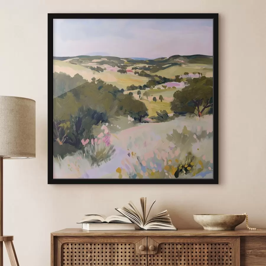 Fotobehang Landelijk landschap f41163