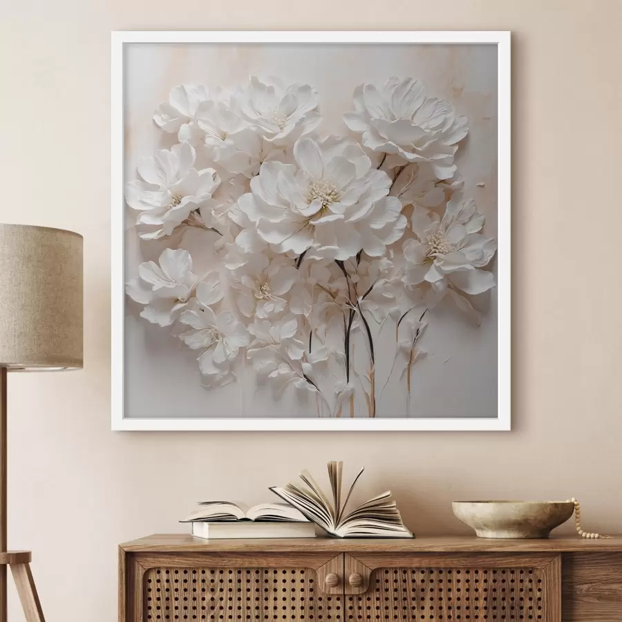 Papier peint photo Fleurs sur tiges sombres f41042