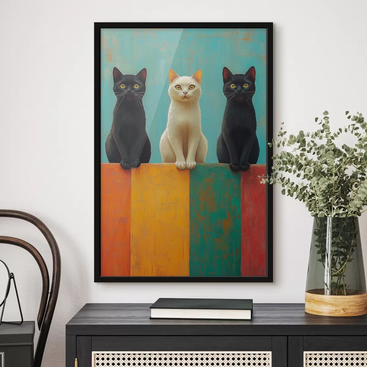 Affiche Trois chats f41133