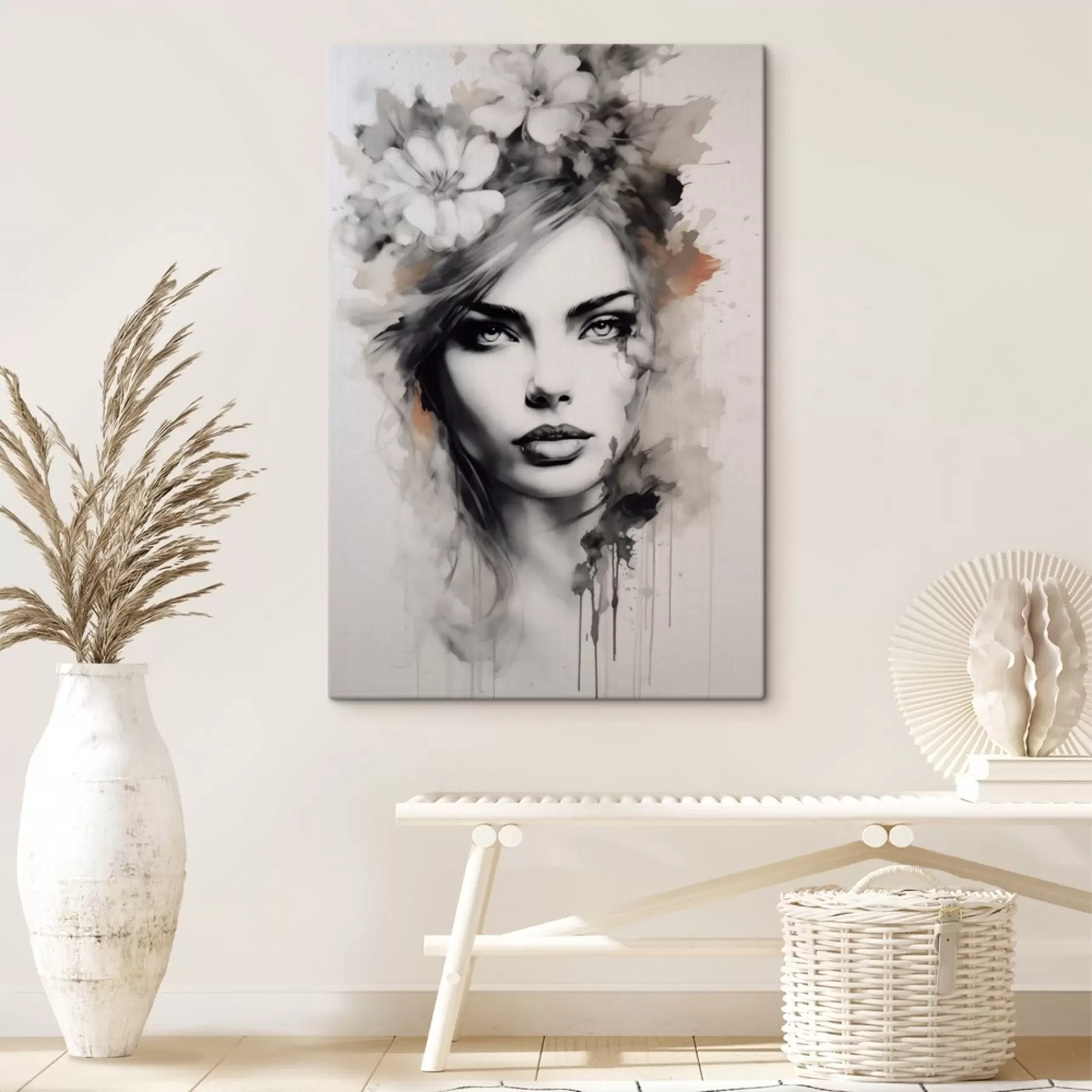 Fotobehang Meisjesgezicht s41077