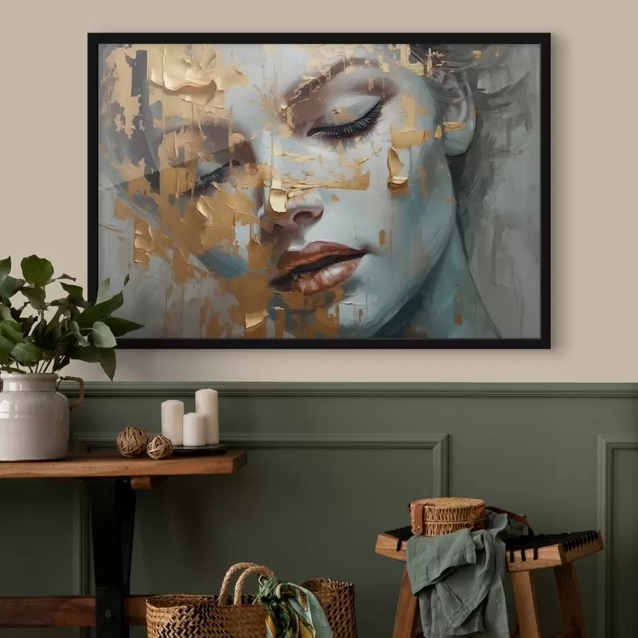 Papier peint photo Visage d'une fille f41063