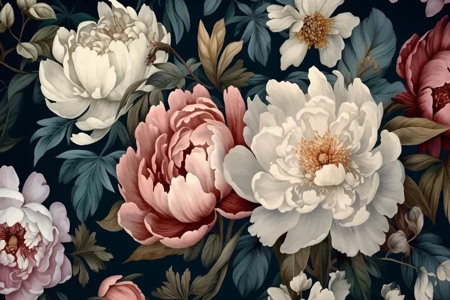 Papier peint photo Pivoines w01845