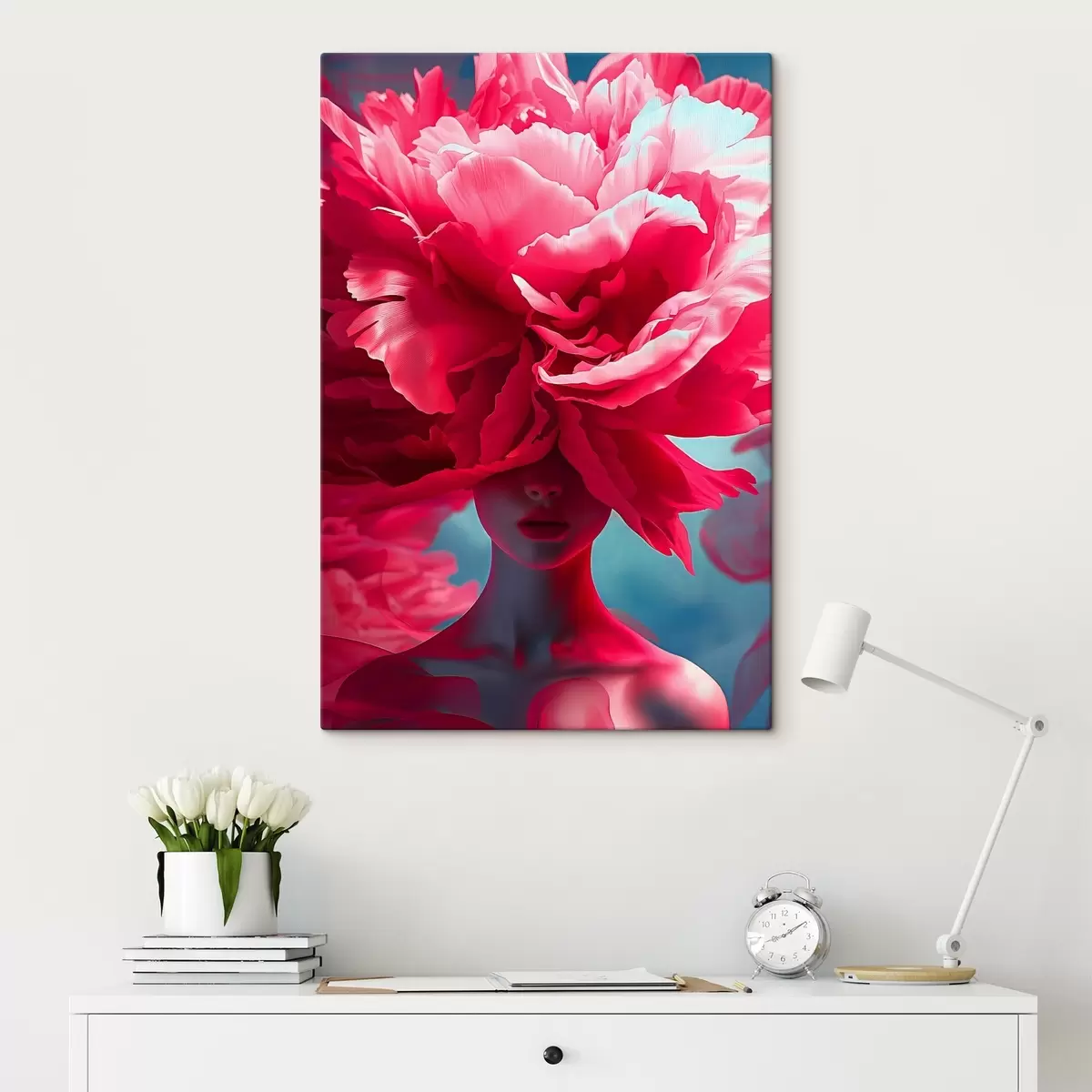  Peintures Une beauté fleurie aux couleurs éclatantes s38863