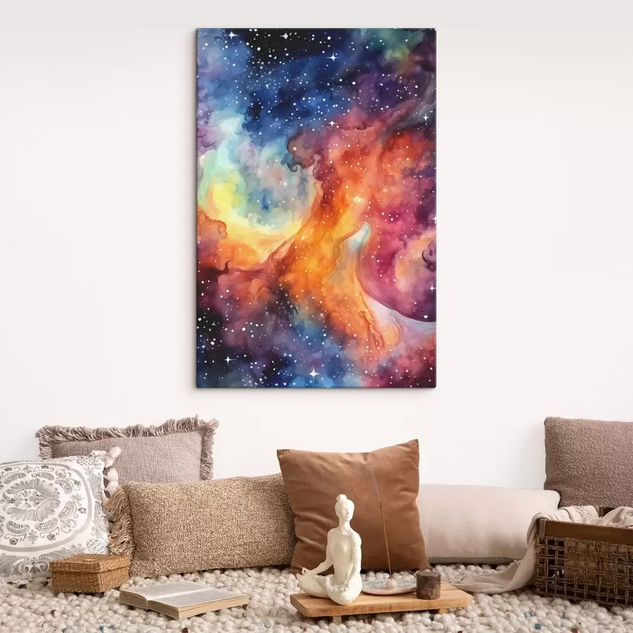  Peintures Couleurs vives de l'étendue cosmique s39019