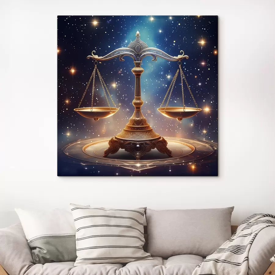  Peintures L'équilibre cosmique dans l'étreinte de l'univers s39056