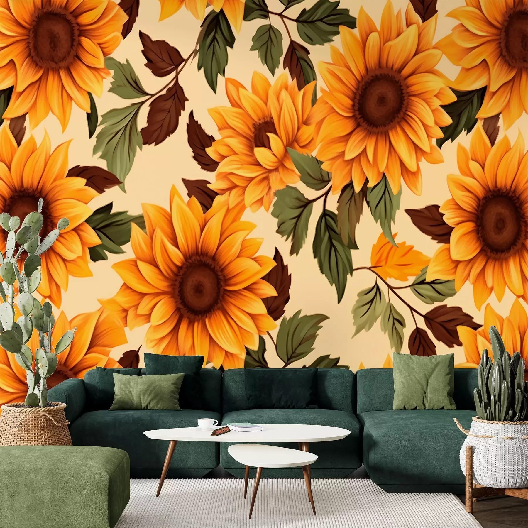 Papier peint photo Tournesols w01904