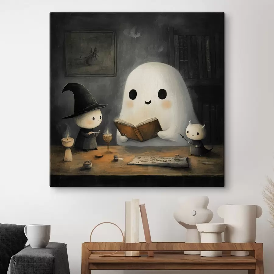  Peintures Privyd lit un livre à ses amis s41343