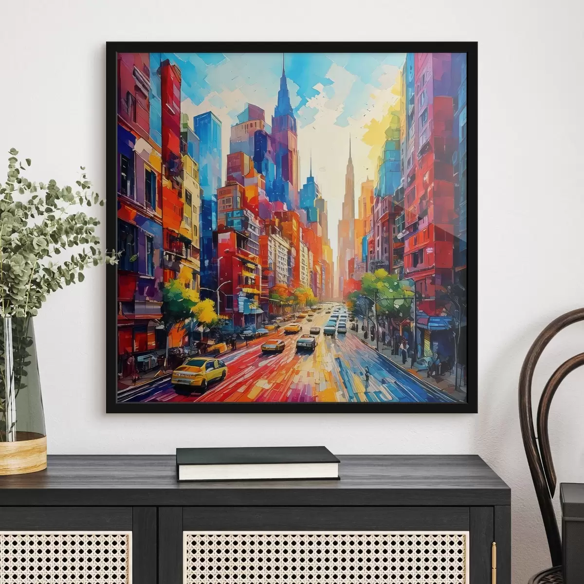 Poster heldere stad f41408