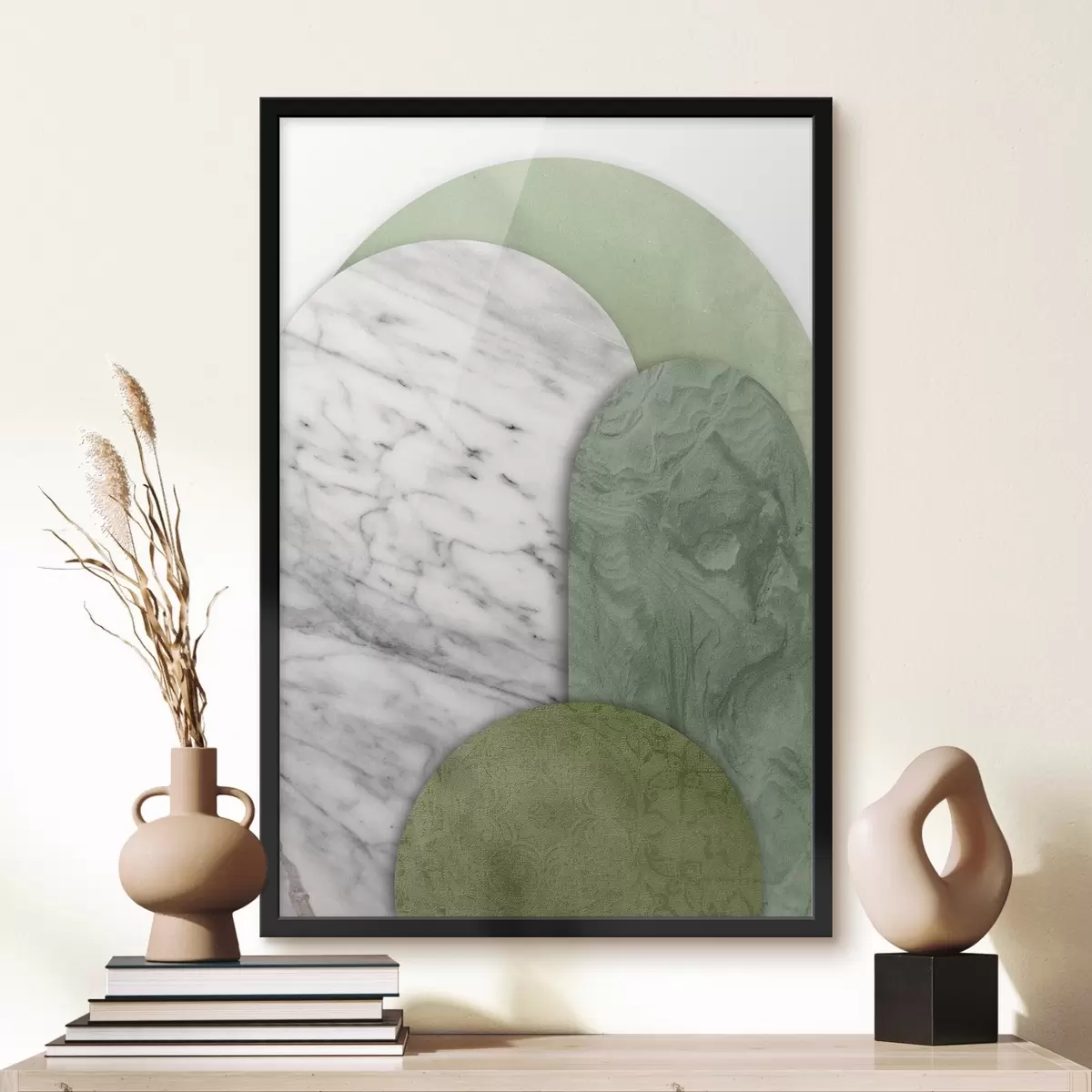 Poster Close-up van marmeren oppervlak f38205