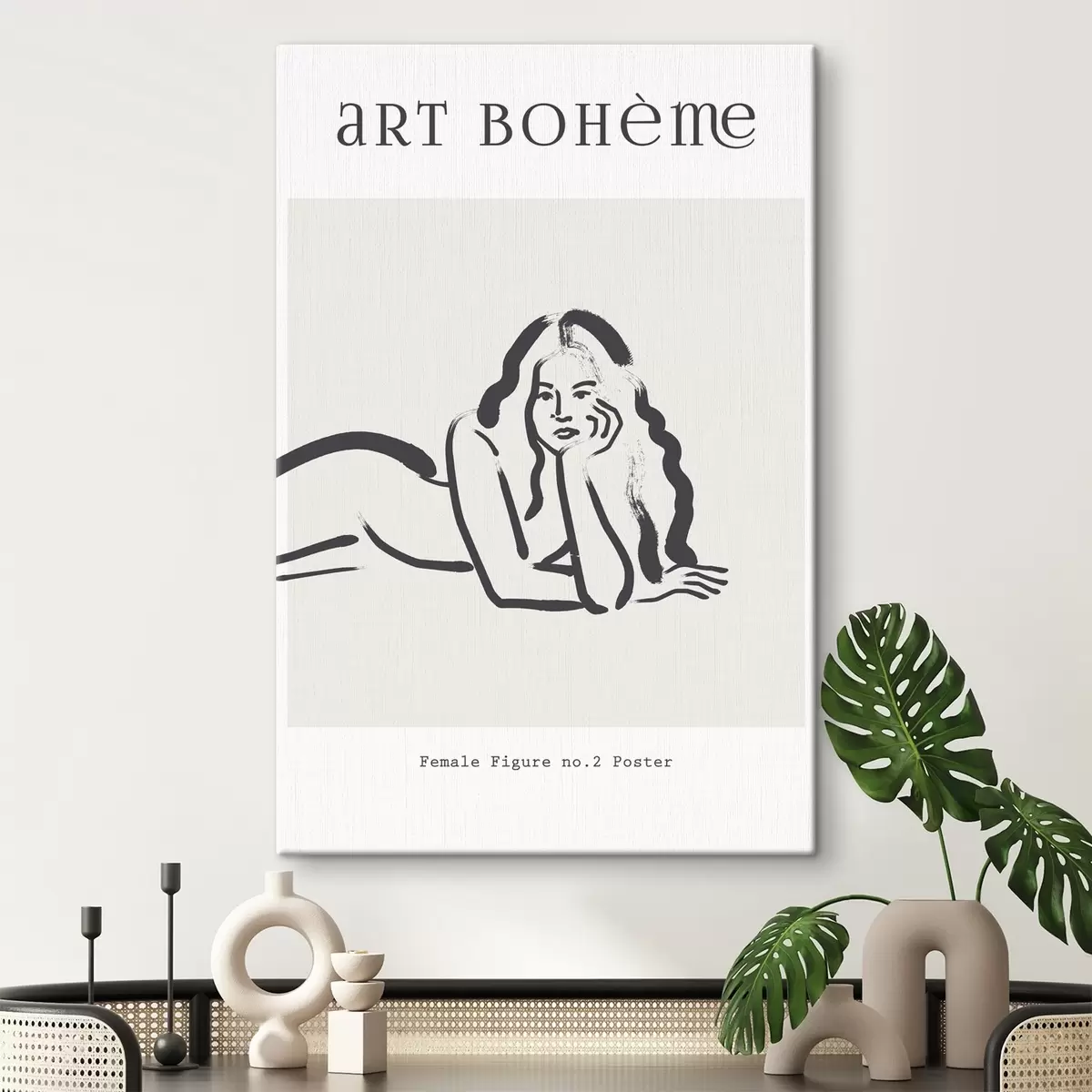  Peintures Dessin d'une femme couchée sur le ventre s37402