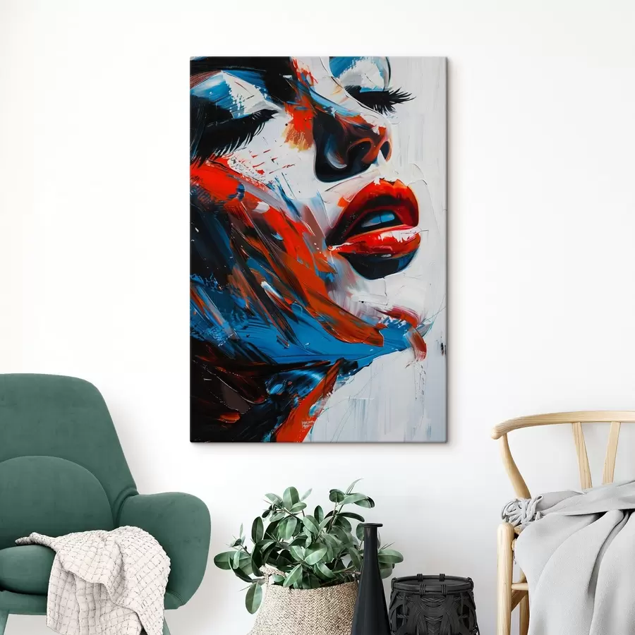  Peintures Peinture d'un visage de femme s38576