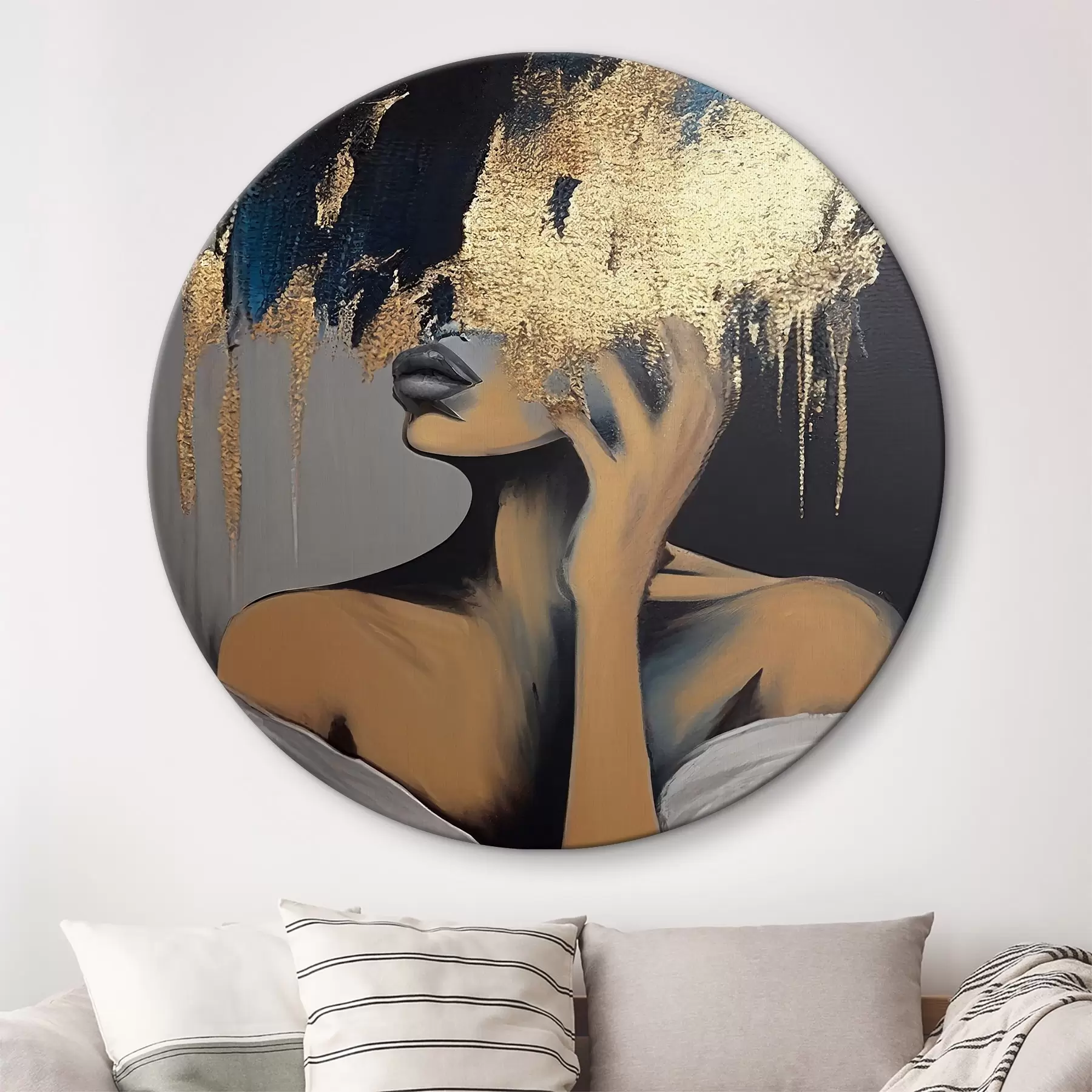  Schilderijen Kapsel, schouder en wimper r34863