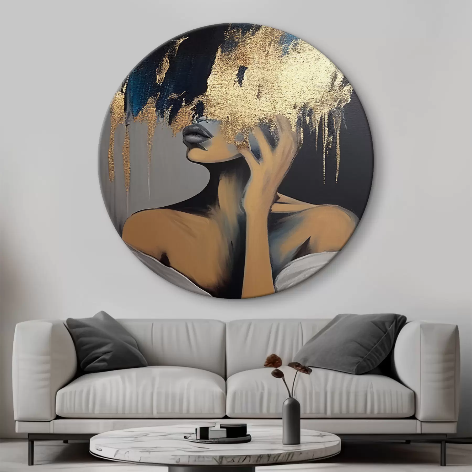  Schilderijen Kapsel, schouder en wimper r34863