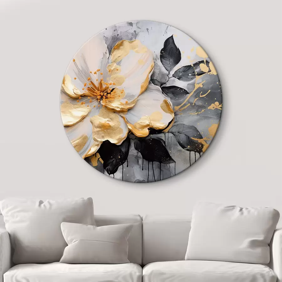  Peintures Grande fleur blanche fantaisie r35528