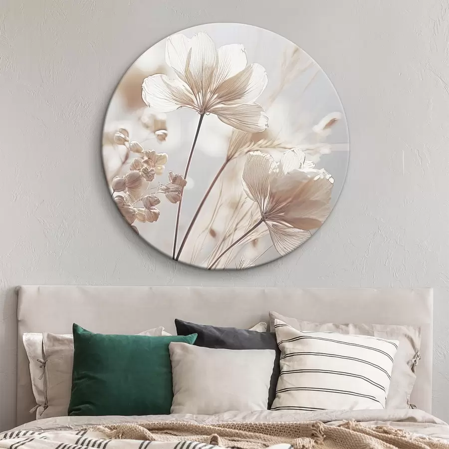  Peintures Fleurs délicates dans la douce lumière du matin r35603