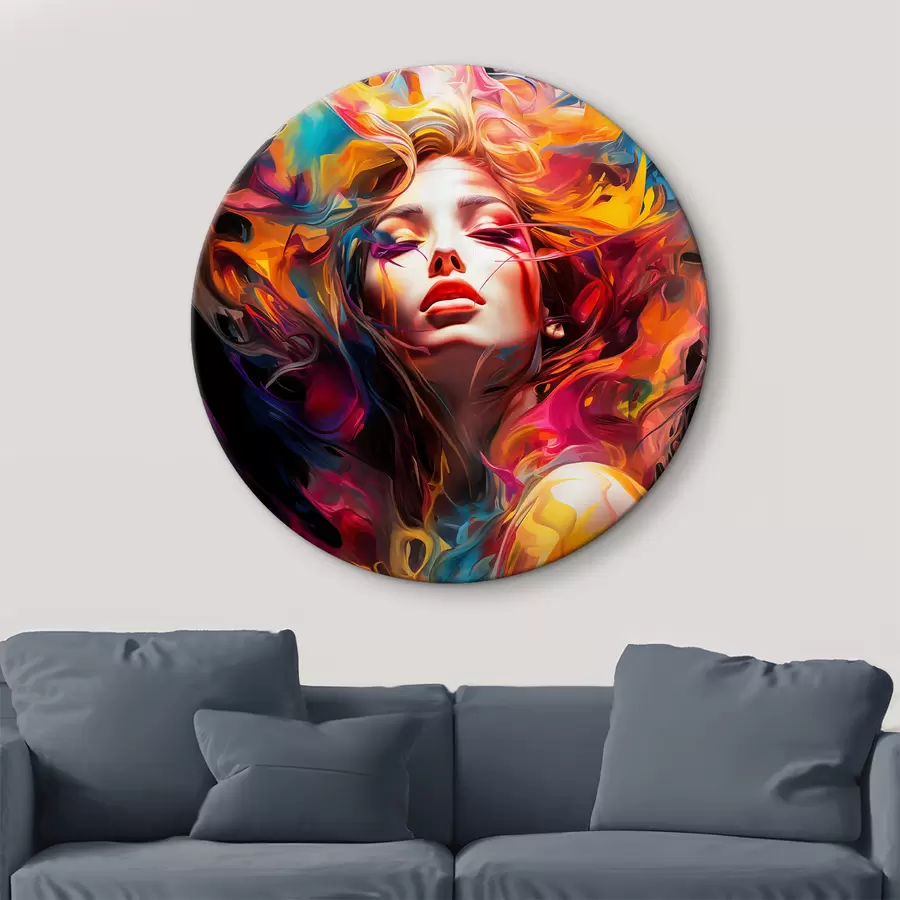  Peintures Fille abstraite r36677