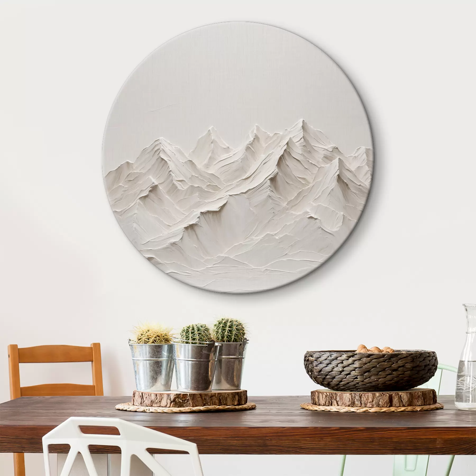  Peintures Paysage de montagne blanche en trois dimensions r38306