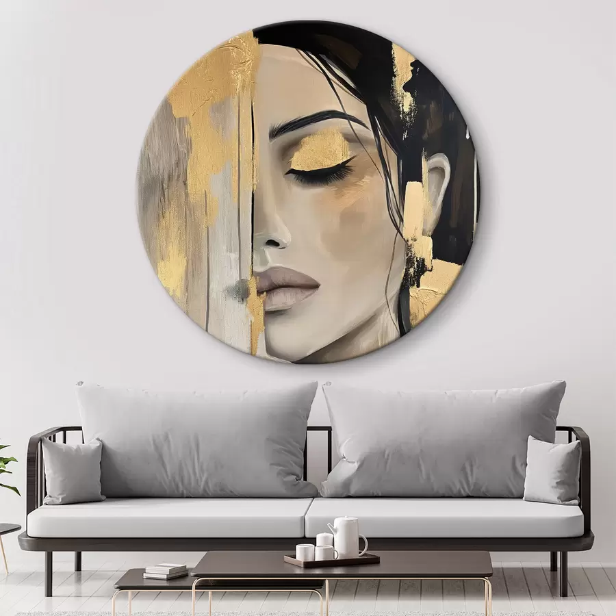  Schilderijen Het meisje in verf r38793