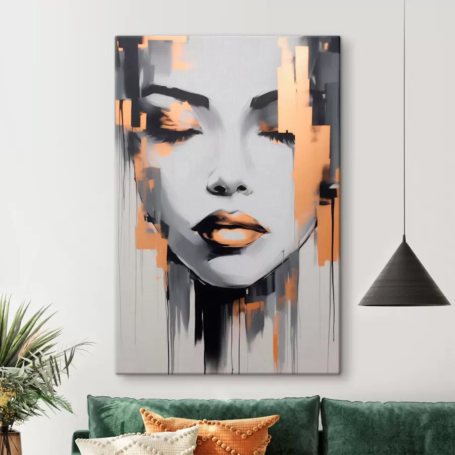  Peintures Fille abstraction style moderne s41327