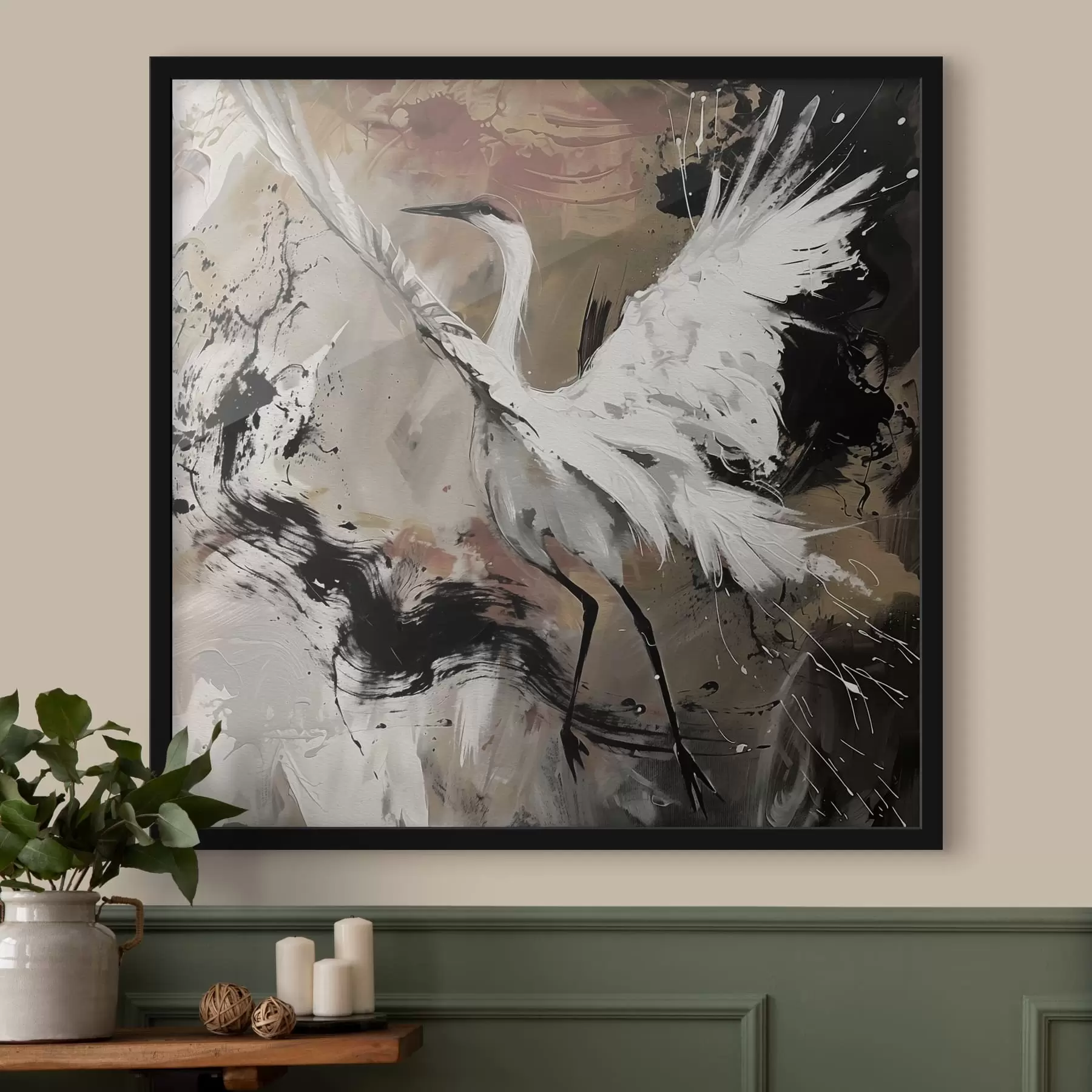 Fotobehang Japanse kraanvogel f41397