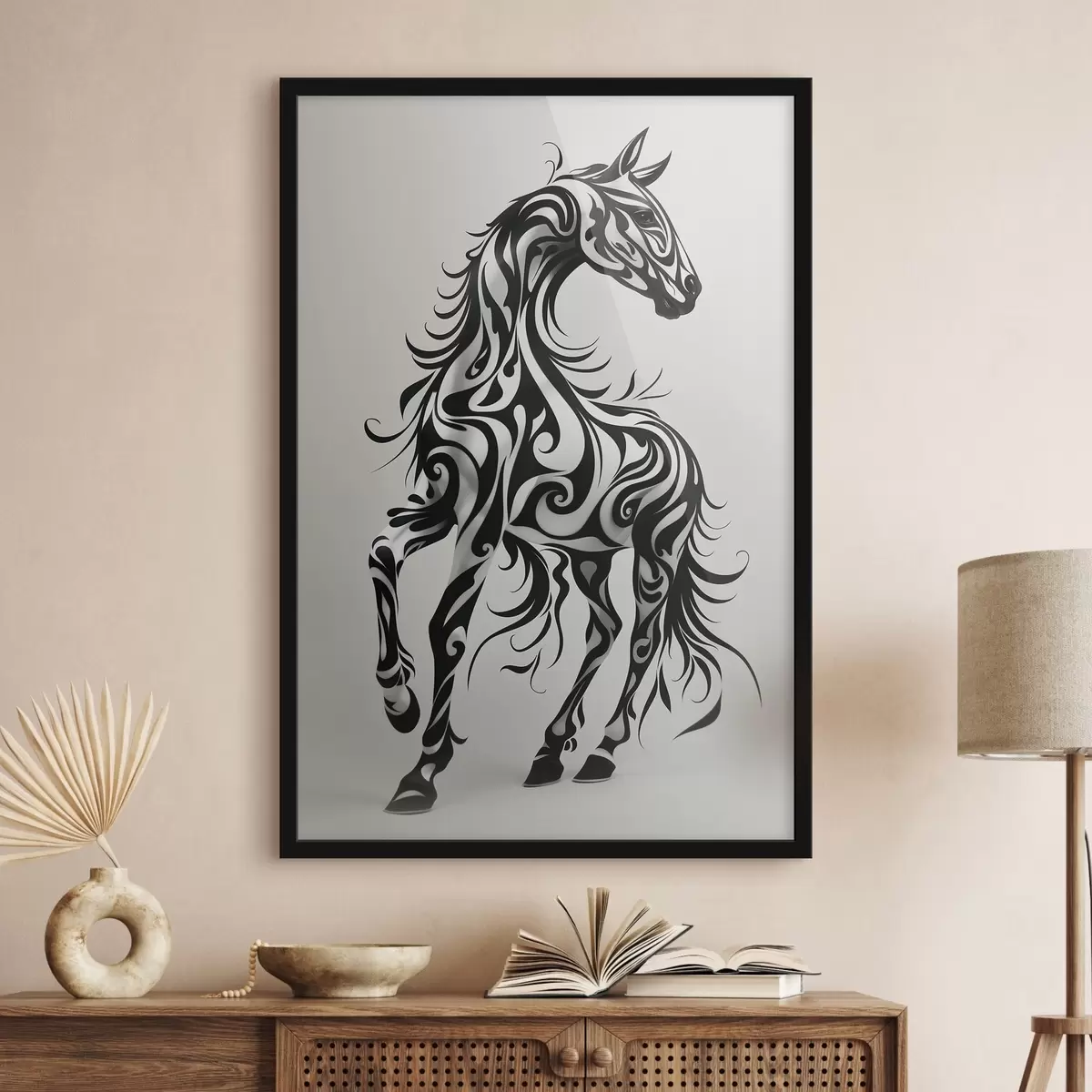 Affiche Cheval abstrait f41423