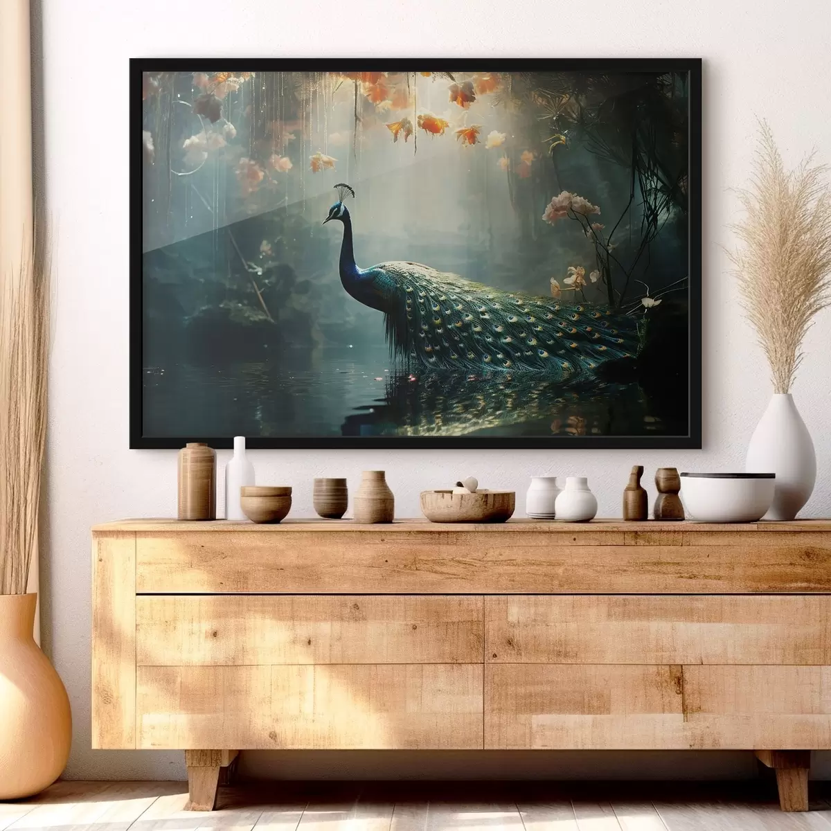 Affiche Magnifique paon f41425