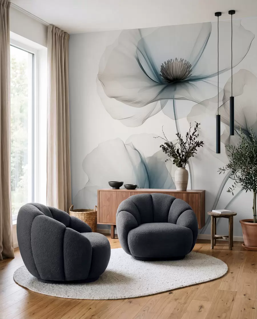 Fotobehang Etherische bloemen w01981