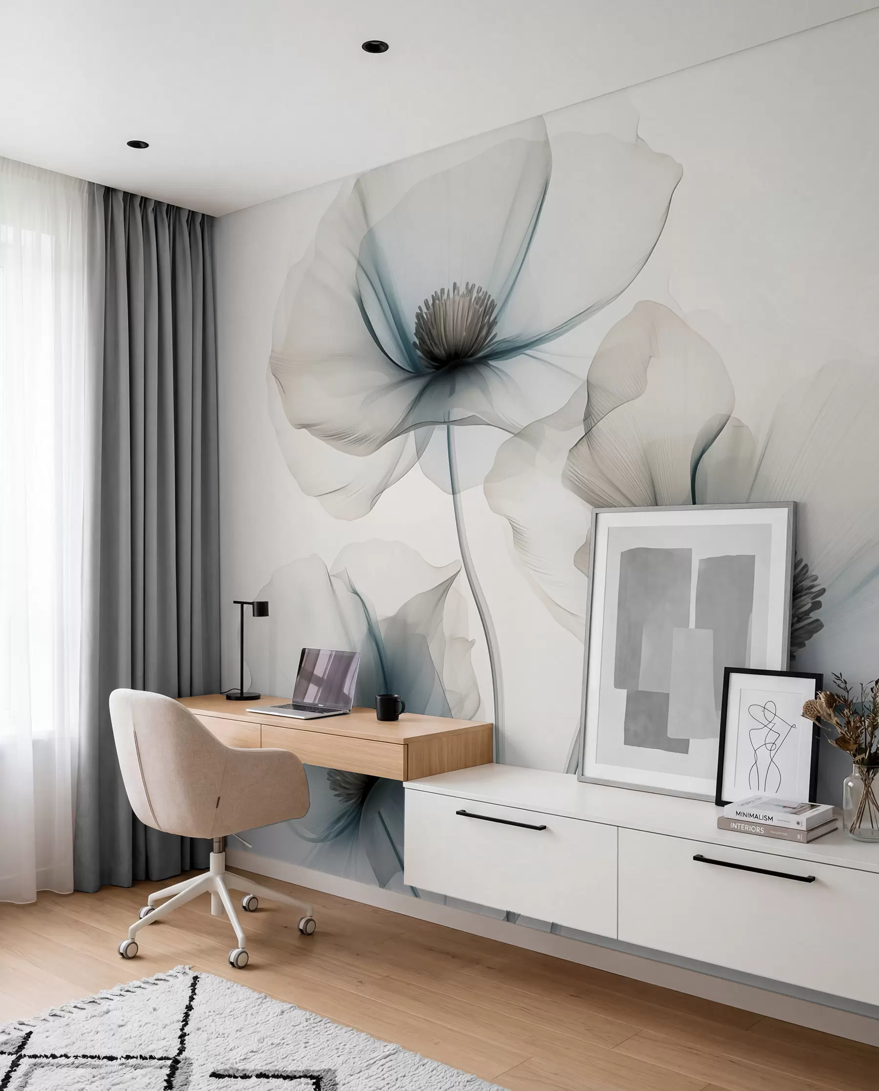 Fotobehang Etherische bloemen w01981