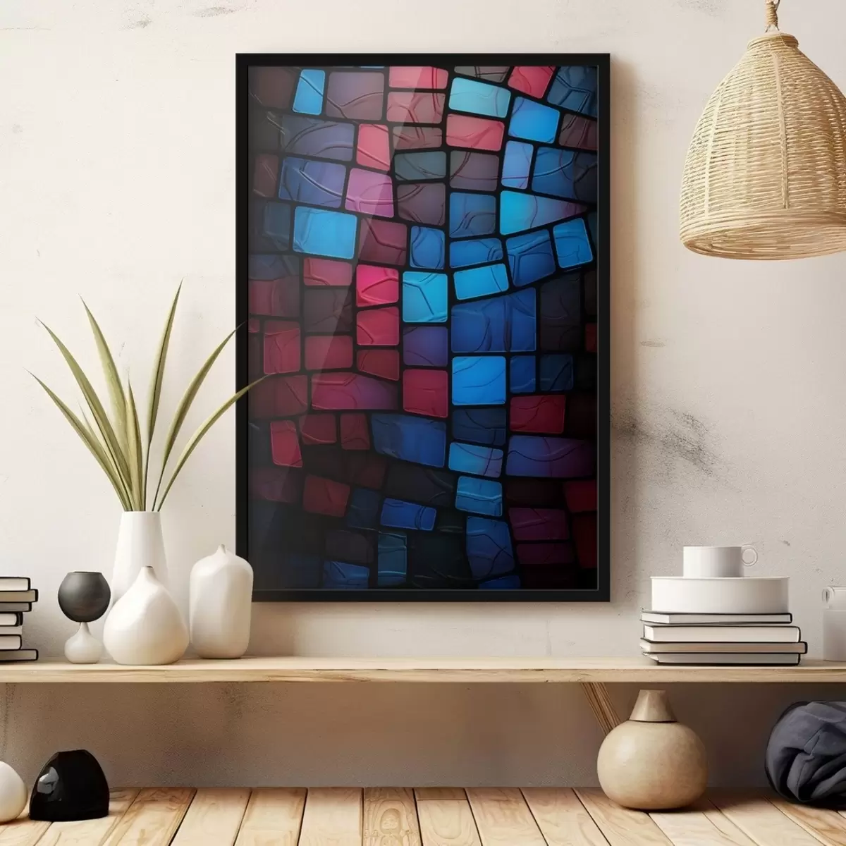 Affiche Abstraction, mosaïque f41211