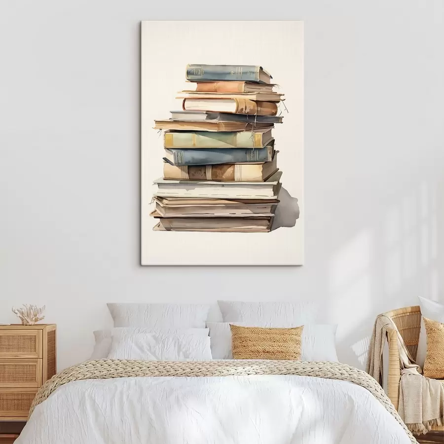  Schilderijen Een stapel oude boeken s41192