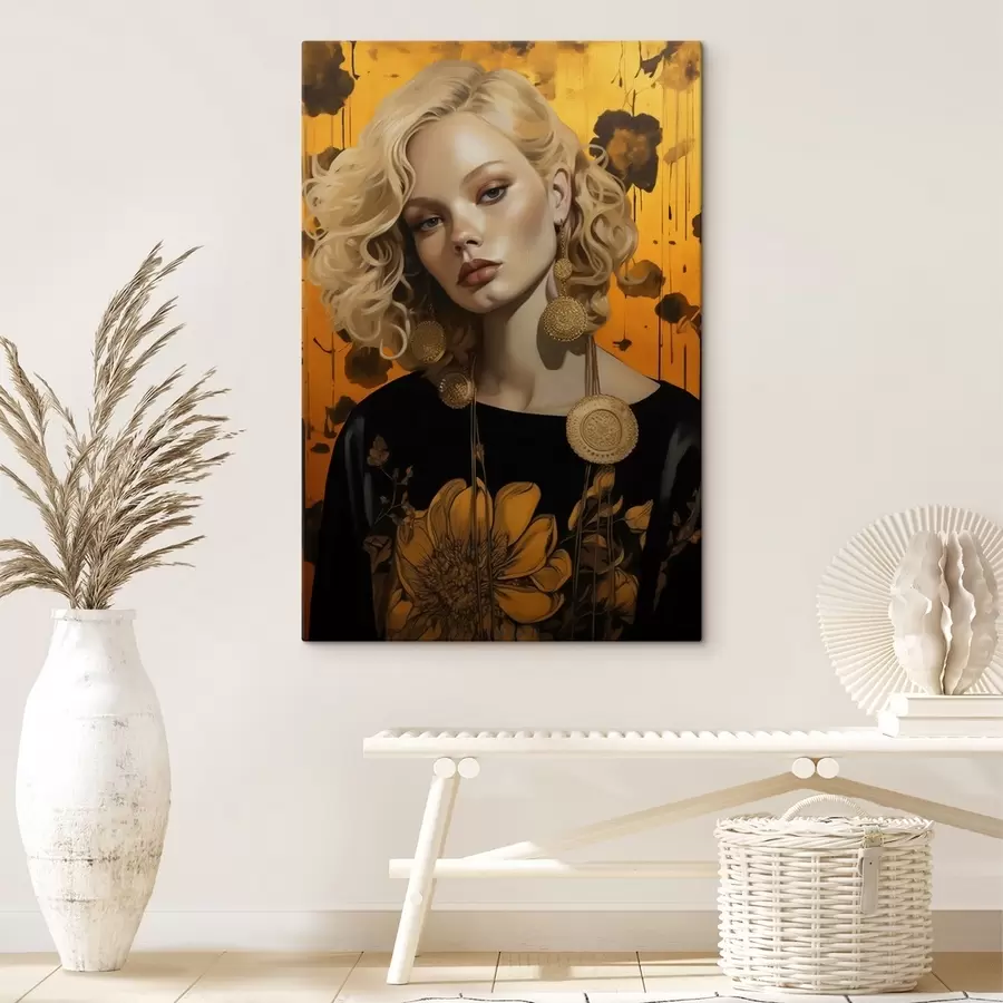  Schilderijen Meisje in felle kleuren s41193