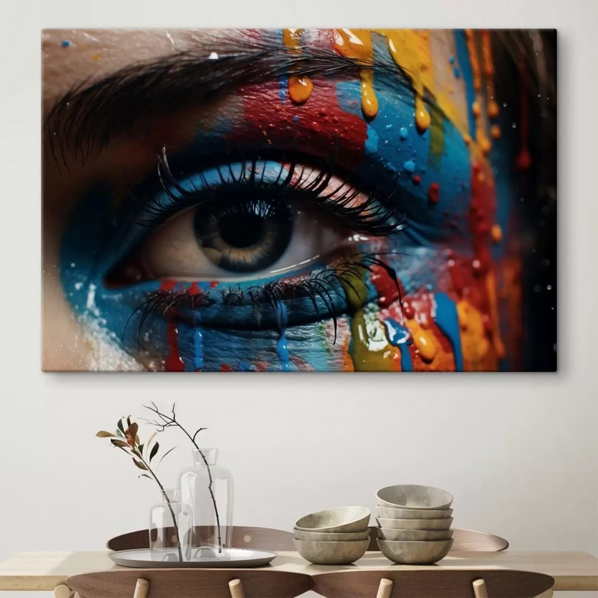  Peintures Couleurs vives, peintures, yeux s41205
