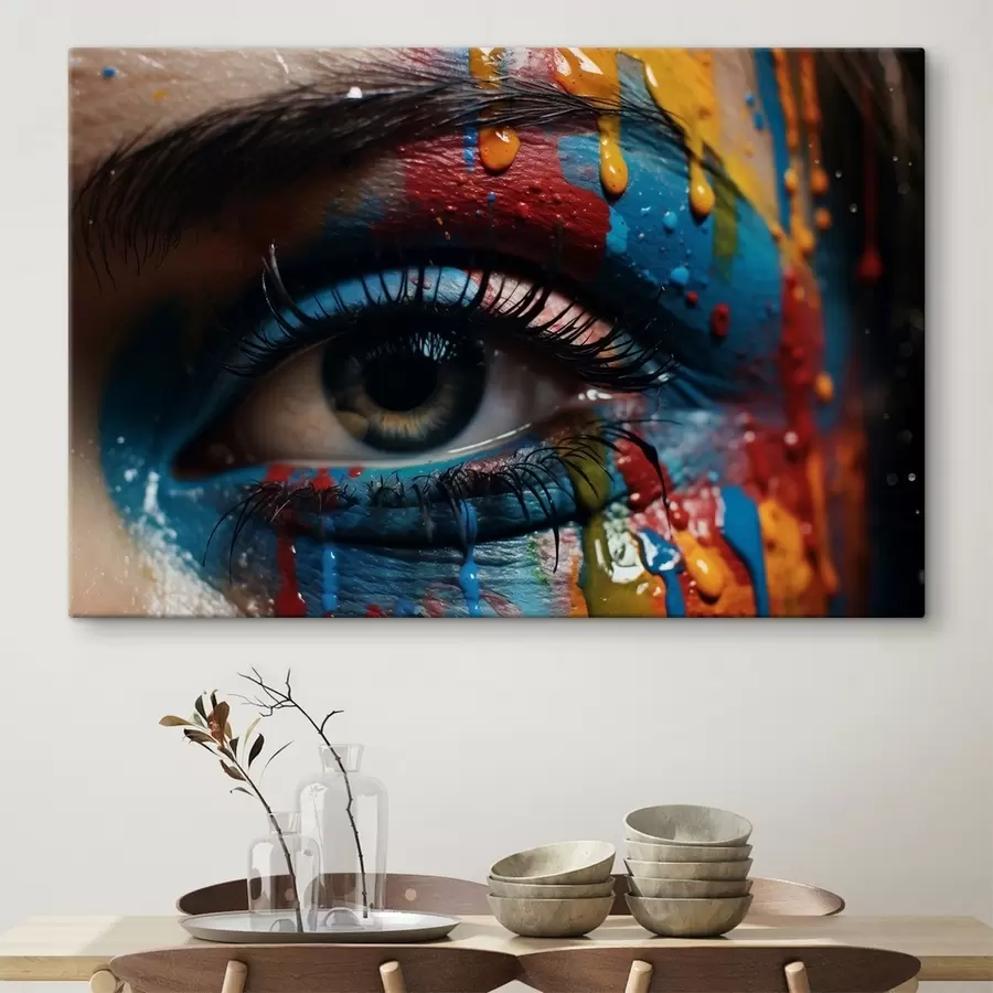  Peintures Couleurs vives, peintures, yeux s41205