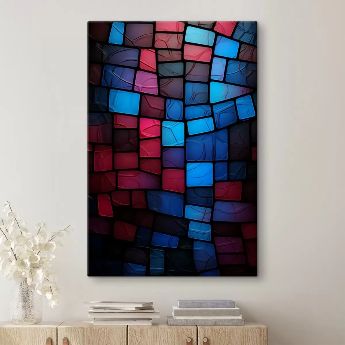  Schilderijen Abstractie, mozaïek s41211