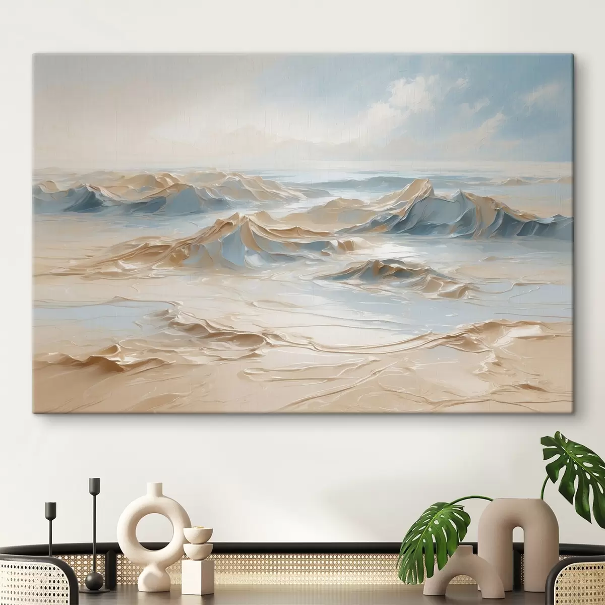  Peintures Rivage de la mer dans le pétrole s41289