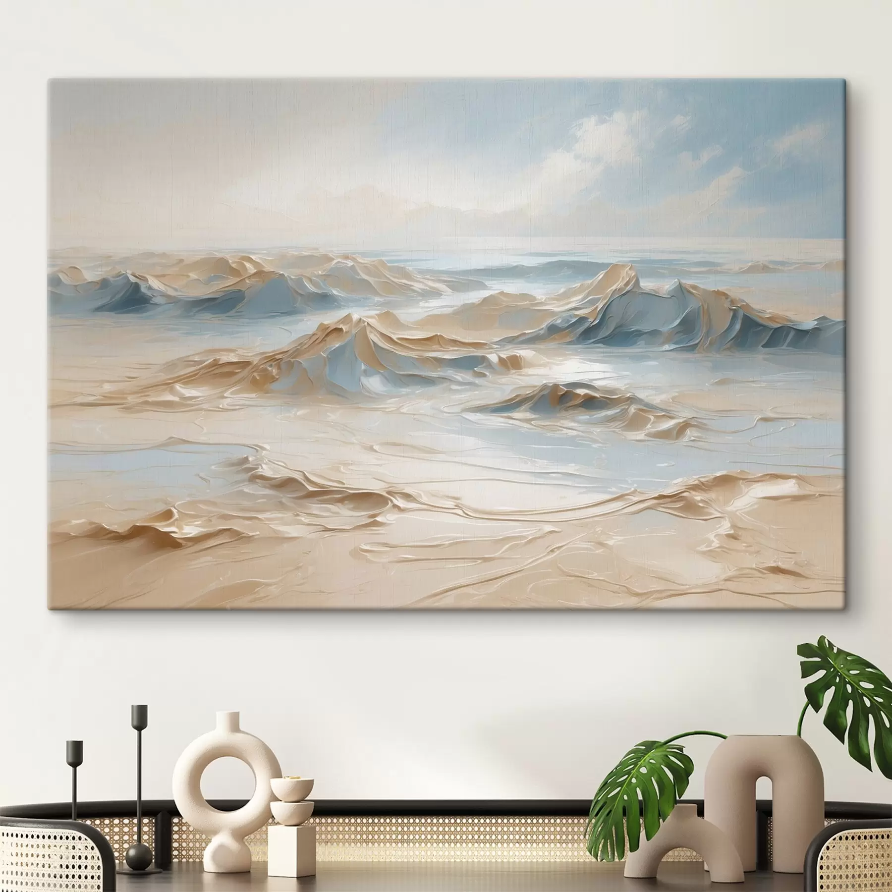  Peintures Rivage de la mer dans le pétrole s41289