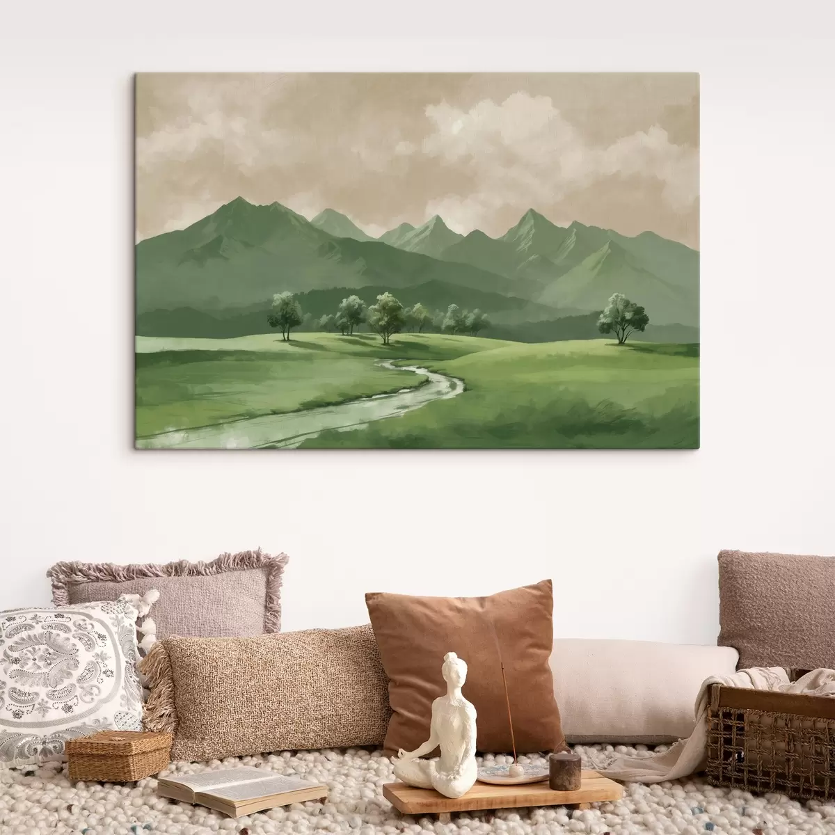  Peintures Chemin des montagnes s41308