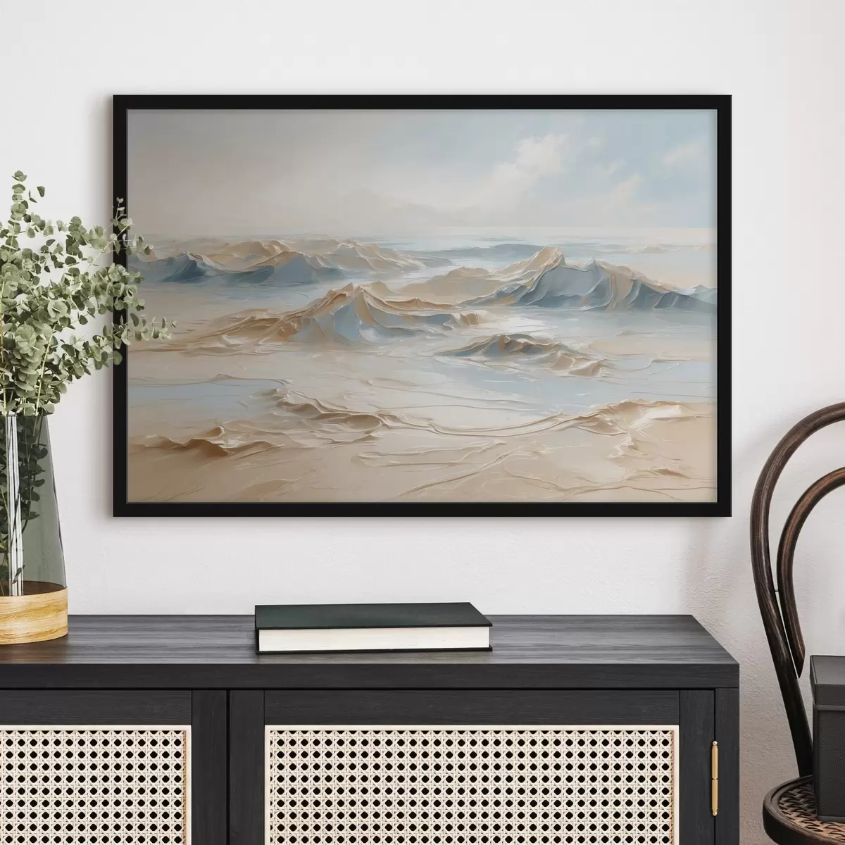 Affiche Rivage de la mer dans le pétrole f41289