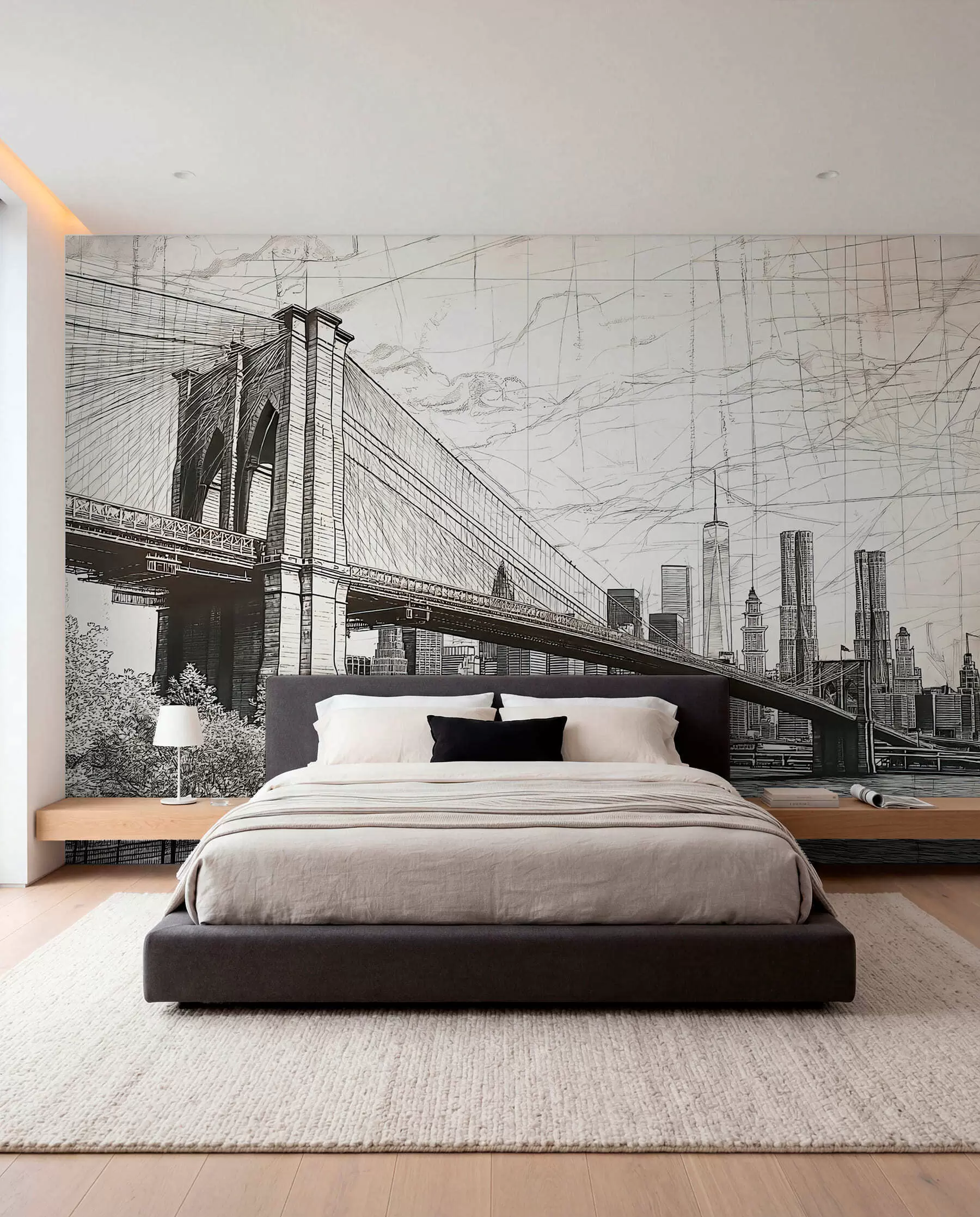 Papier peint photo Lignes de Brooklyn w01961