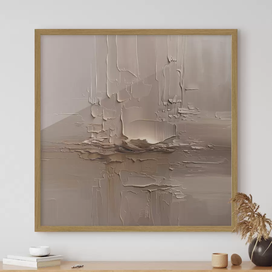 Papier peint photo Horizon taupe f41356